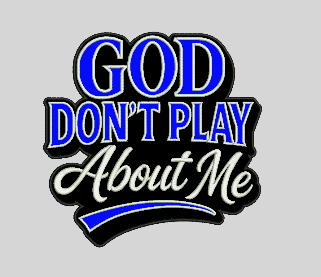 Youth God Dont Play About Me Tee front view | Youth faith t shirt for kids | Christian youth apparel | Inspirational kids clothing | Soft cotton youth tee | God Dont Play About Me shirt design | Unisex youth christian top